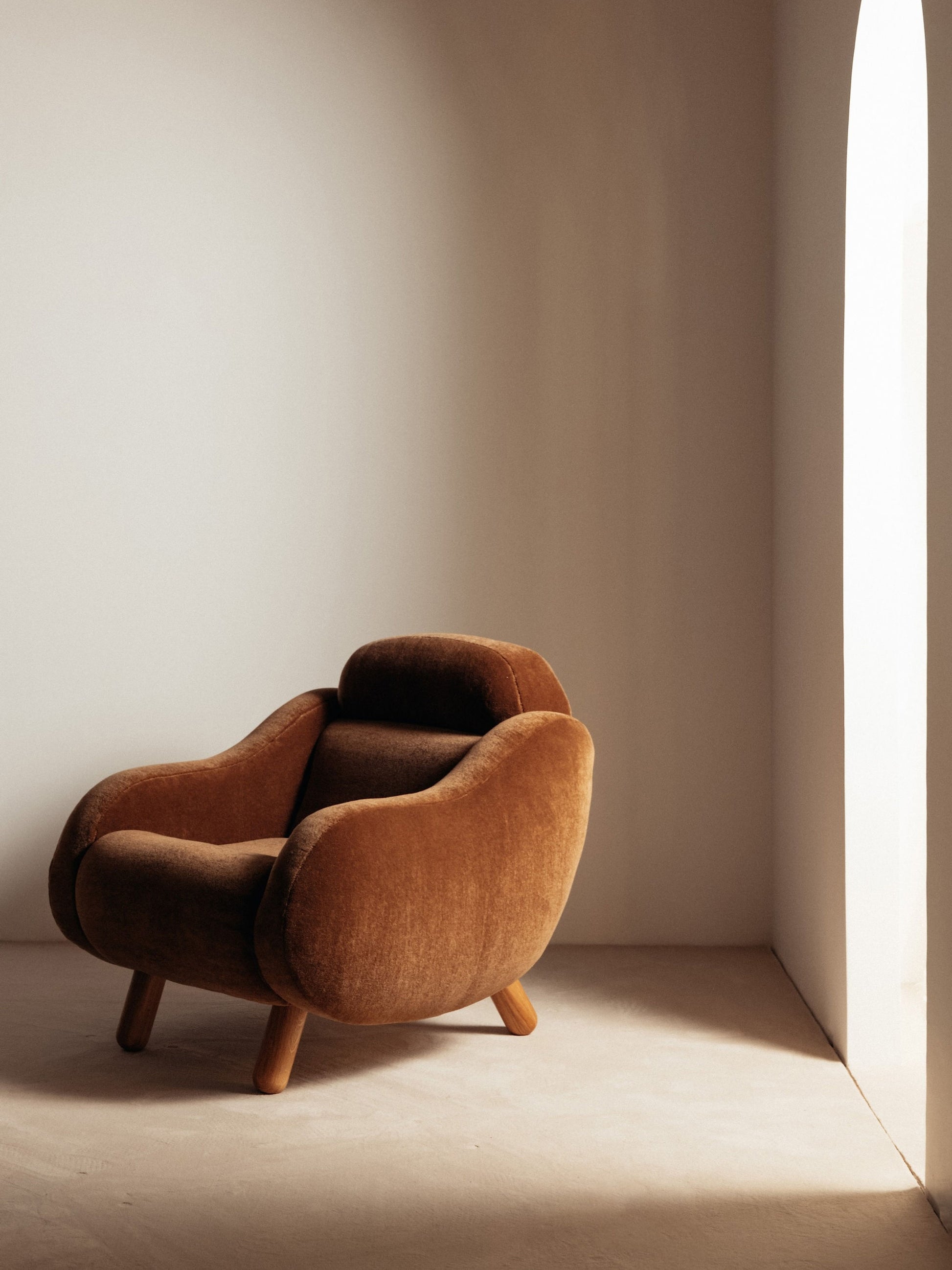 AS01 Armchair in Caramel by Aurelien Serre, France, 2023 Chairs