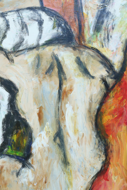 Abstract Figurative Painting Artwork