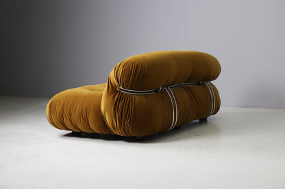 Afra & Tobia Scarpa 'Soriana' Sofas - Luxurious Italian Sofa Pair Sofas