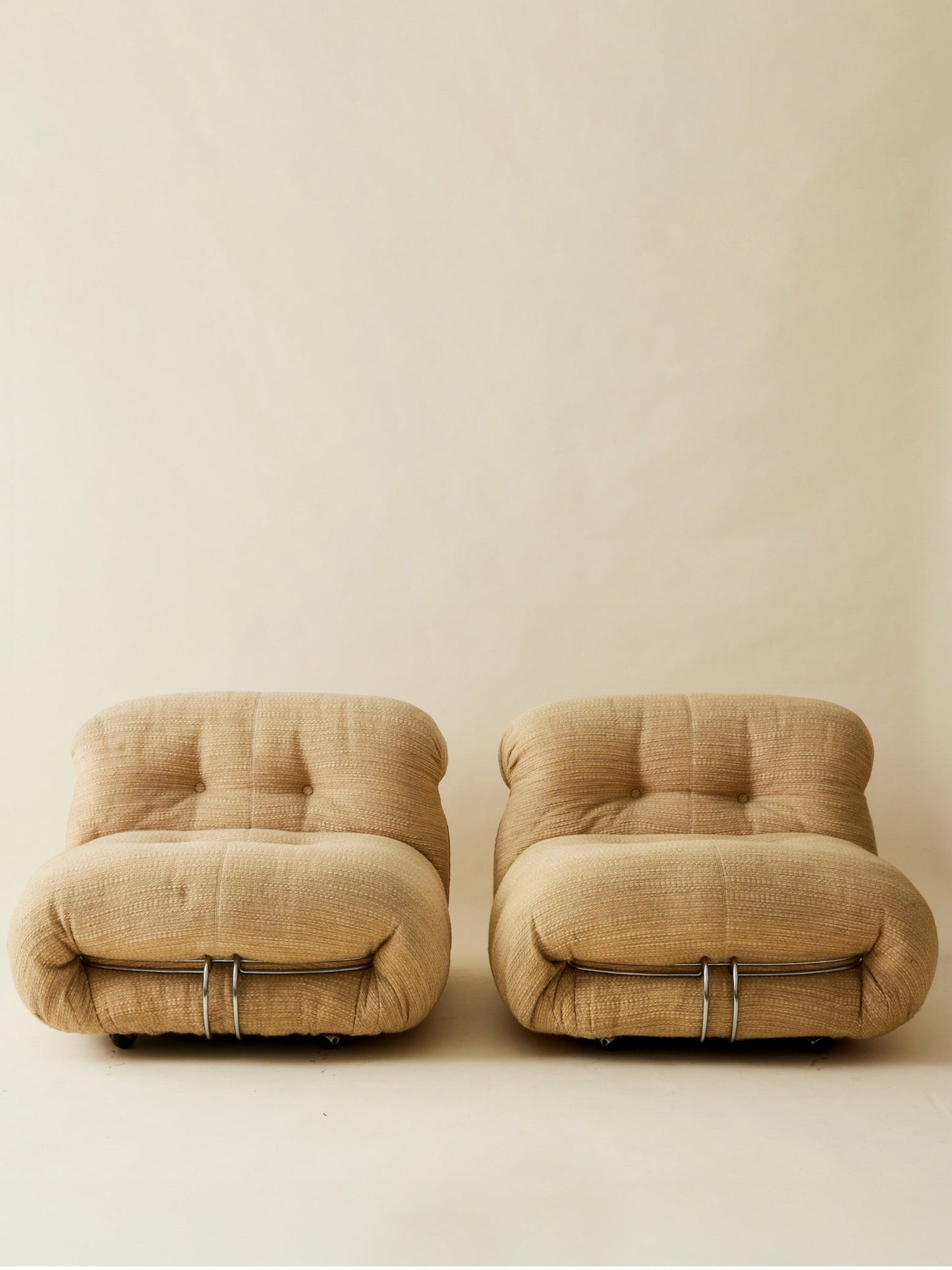 Afra and Tobia Scarpa "Soriana" Lounge Chairs by Cassina, A Pair, 1970's Chairs