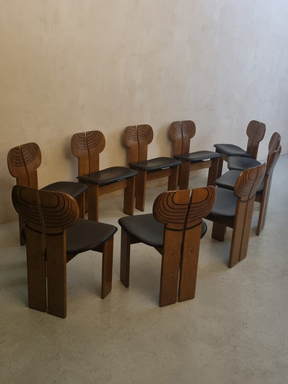 Africa Chair of The Artona Series Designed by Afra and Tobia Scarpa for Maxalto, 1980s Chairs