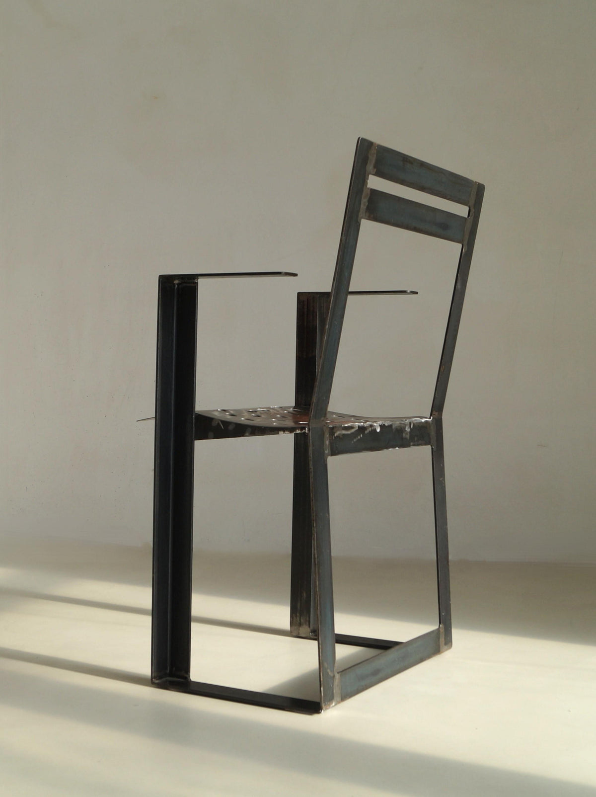 Albert in 't Veld Dutch Modernist Steel Armchair Chairs