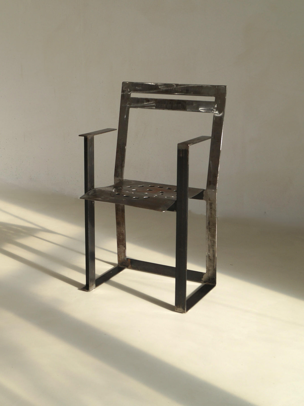 Albert in 't Veld Dutch Modernist Steel Armchair Chairs