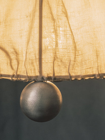 Alter Pendant in Aluminium and Flax Pendant Lights