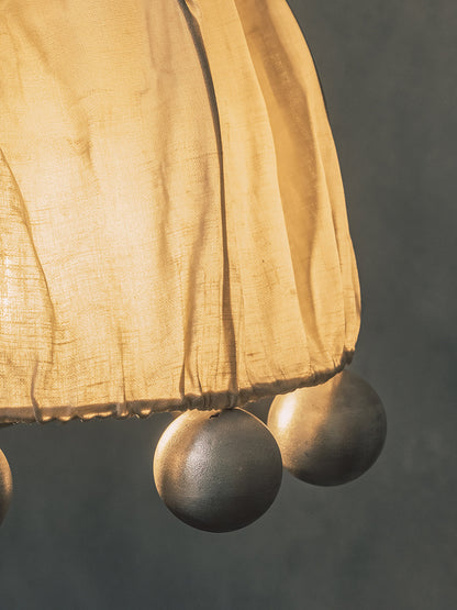 Alter Pendant in Aluminium and Flax Pendant Lights