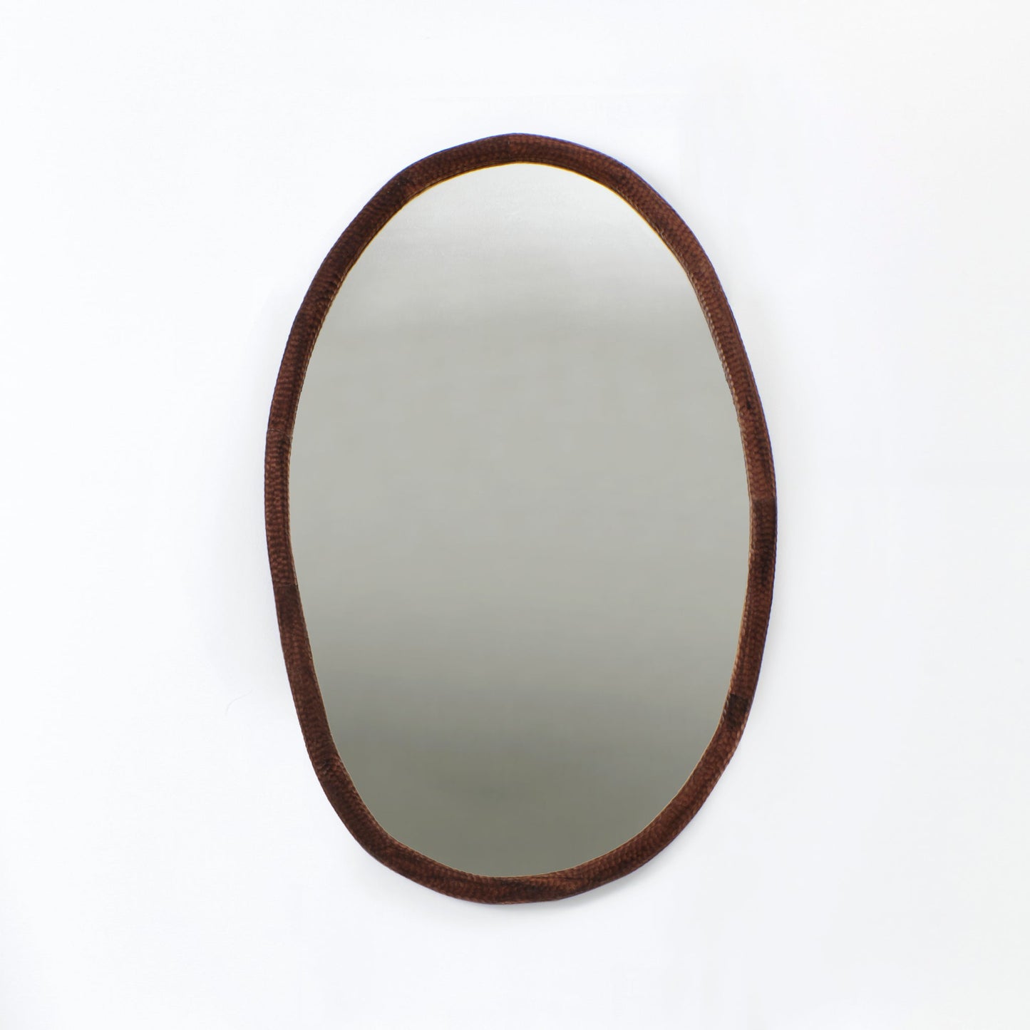 Amarante Oval Mirror in Walnut Mirrors