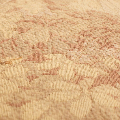 Antique French Pictorial Cream Beige Wool Tapestry Rug Rugs
