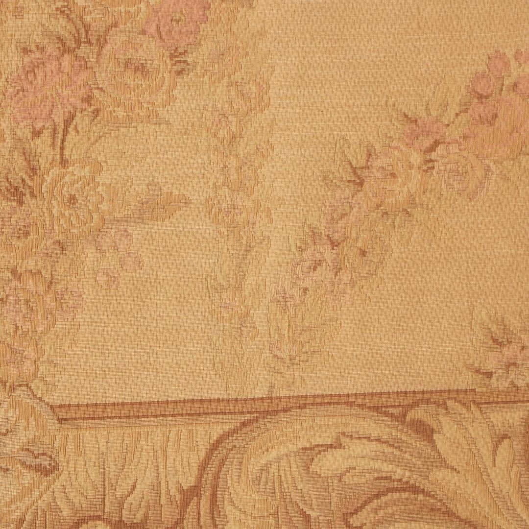 Antique French Pictorial Cream Beige Wool Tapestry Rug Rugs