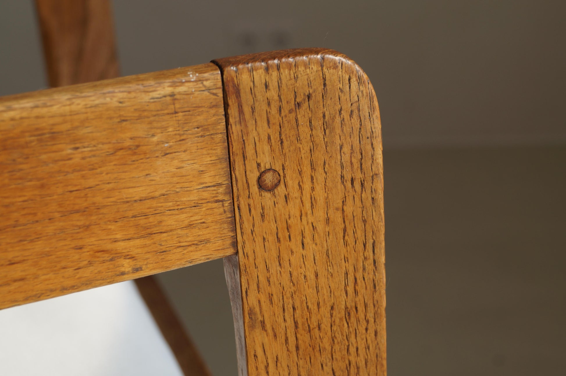 Antique Scottish Oak Barrel-Back Armchair, c.1920 Chairs