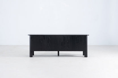 Arc Media Cabinet in Black Media Furniture