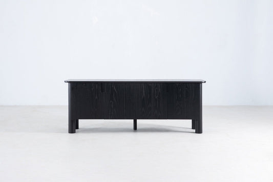 Arc Media Cabinet in Black Media Furniture