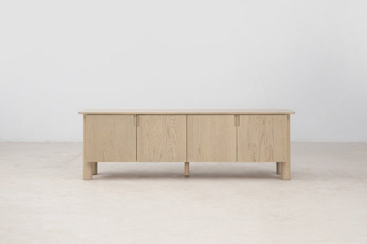 Arc Media Cabinet in Nude Media Furniture