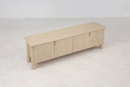 Arc Media Cabinet in Nude Media Furniture