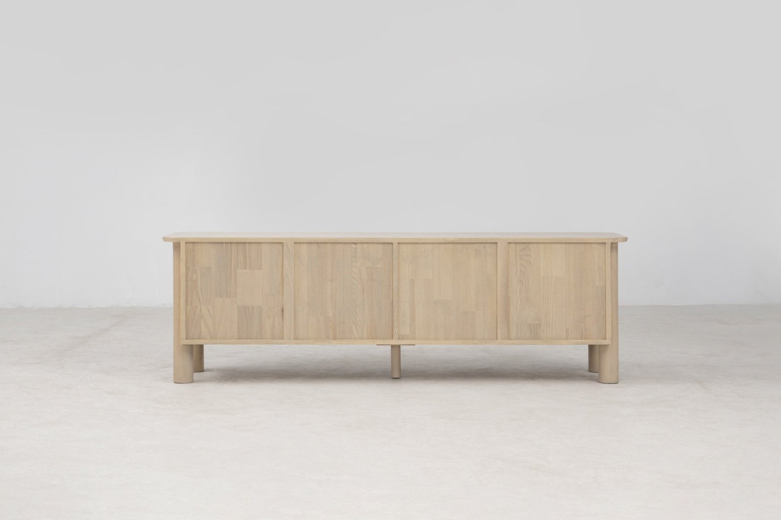 Arc Media Cabinet in Nude Media Furniture