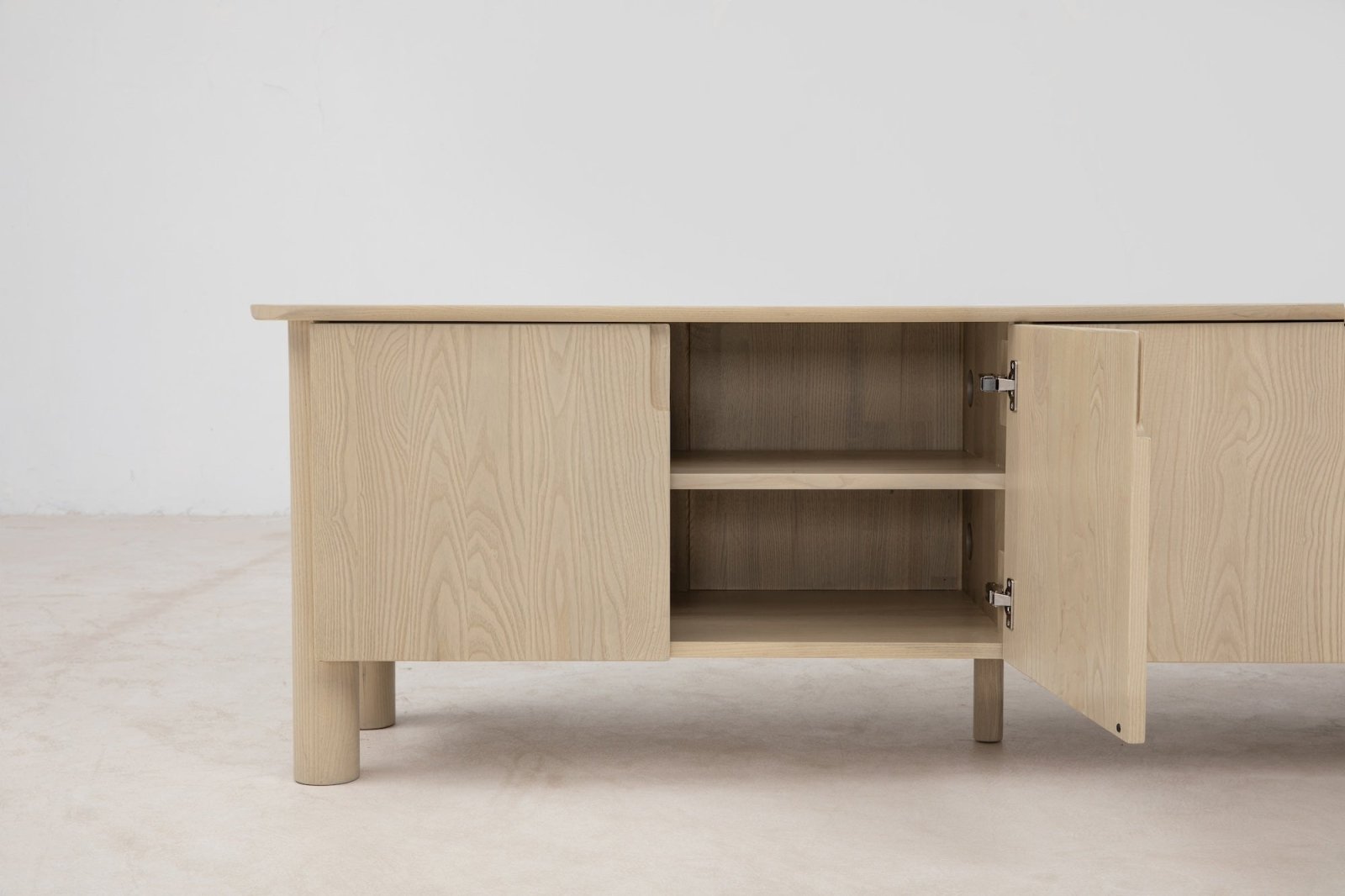 Arc Media Cabinet in Nude Media Furniture