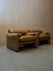 Maralunga Armchairs Designed by Vico Magistretti for Cassina, 1973 Chairs