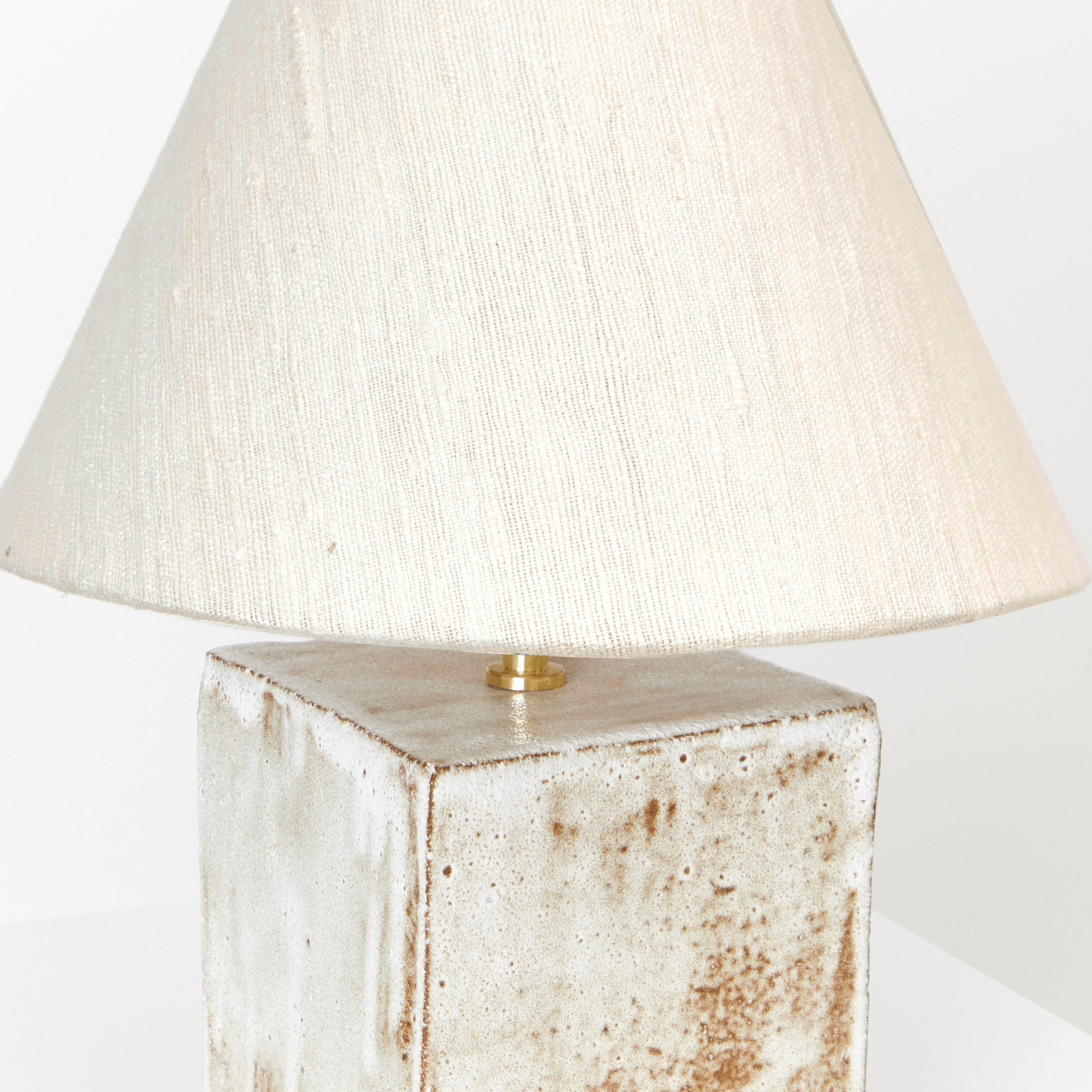 Arouca Table Light in White on Brown Clay by Project 213A Table Lamps