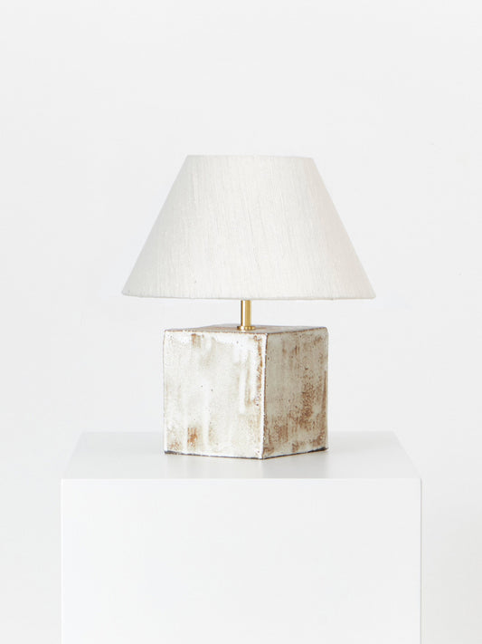 Arouca Table Light in White on Brown Clay by Project 213A Table Lamps