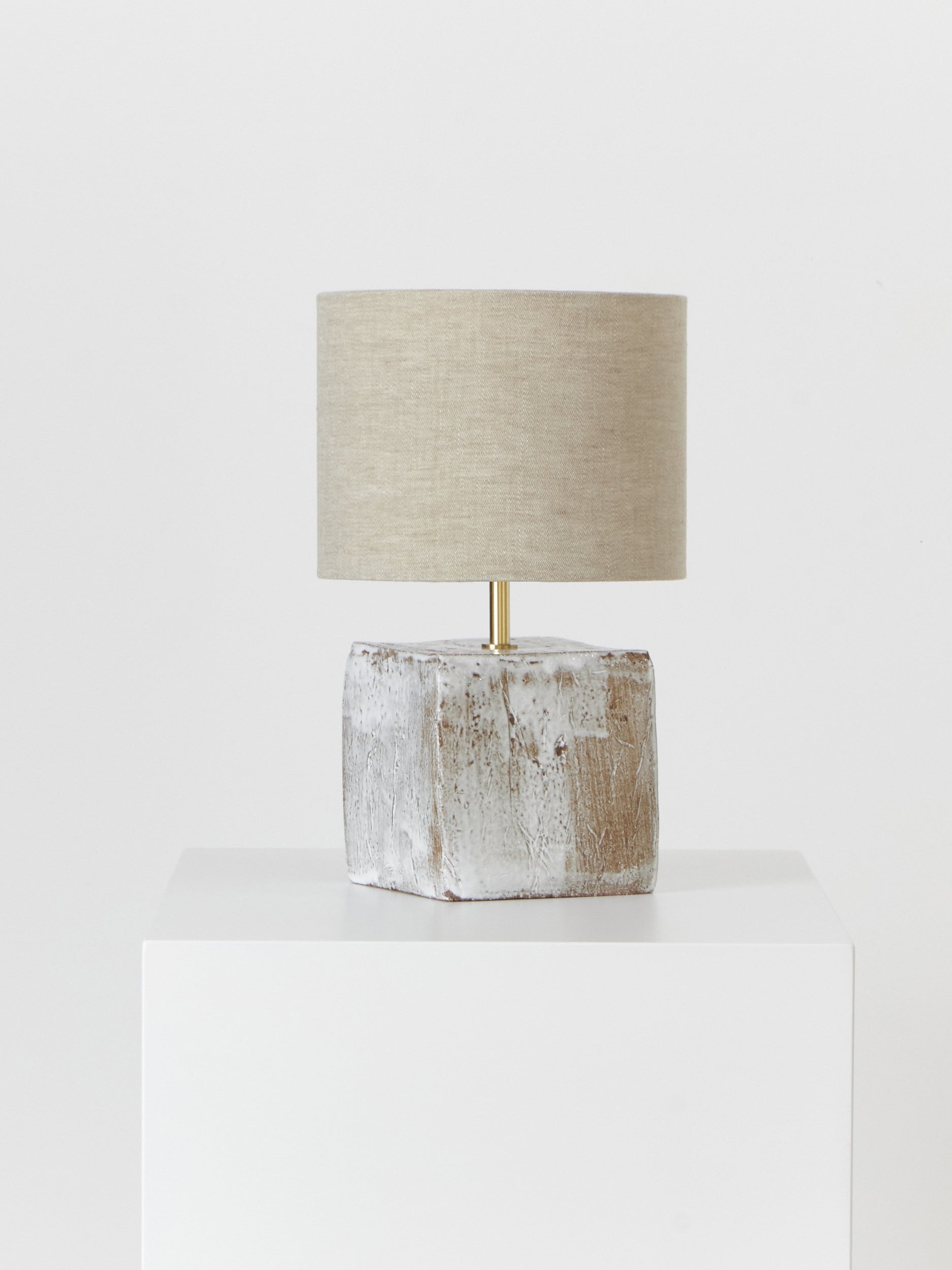 Arouca Table Light No.4 in Textured White Table Lamps