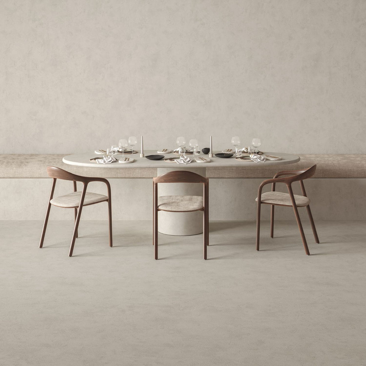 Asami Dining Table Dining Tables in Sand