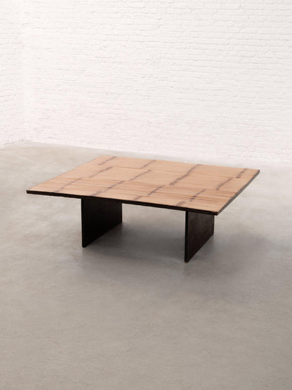 Attributed to Axel Vervoordt, Belgian 1980s Bamboo Coffee Table Coffee Tables