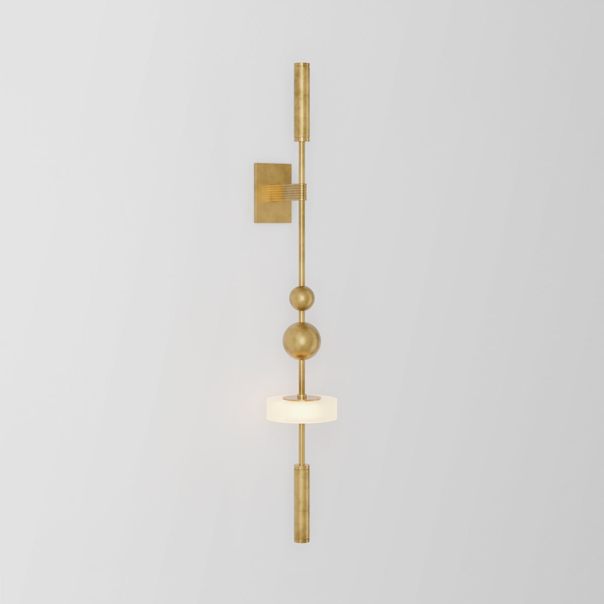 Bala II Wall Light in Aged Brass Sconces