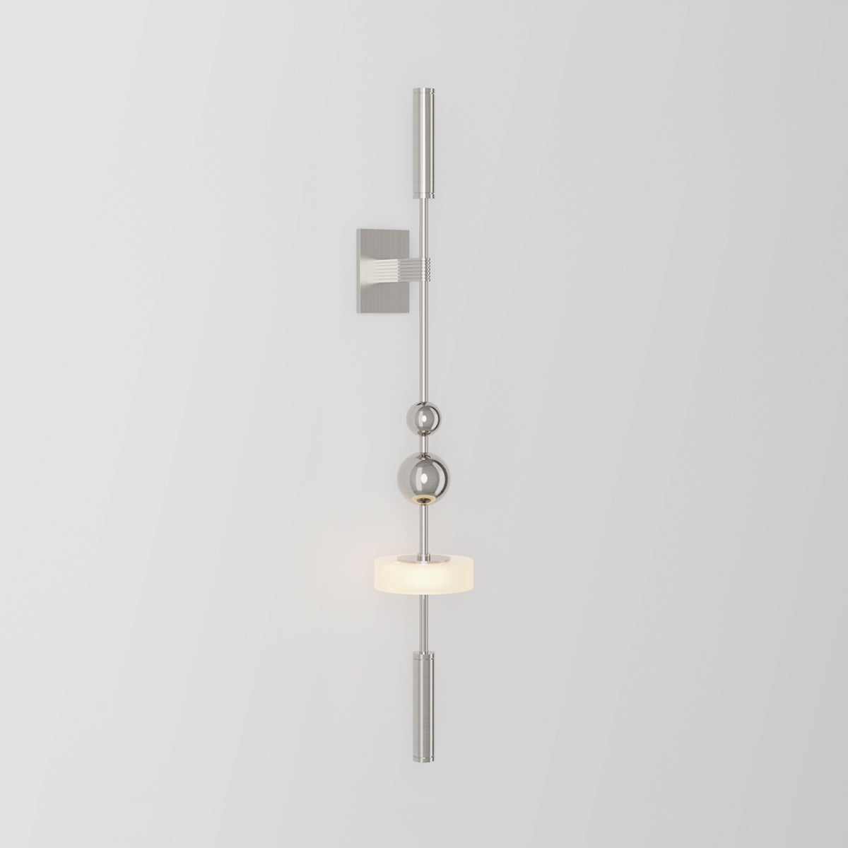 Bala II Wall Light in Brushed Nickel Sconces