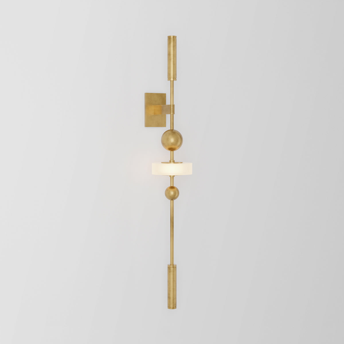 Bala III Wall Light in Aged Brass Sconces