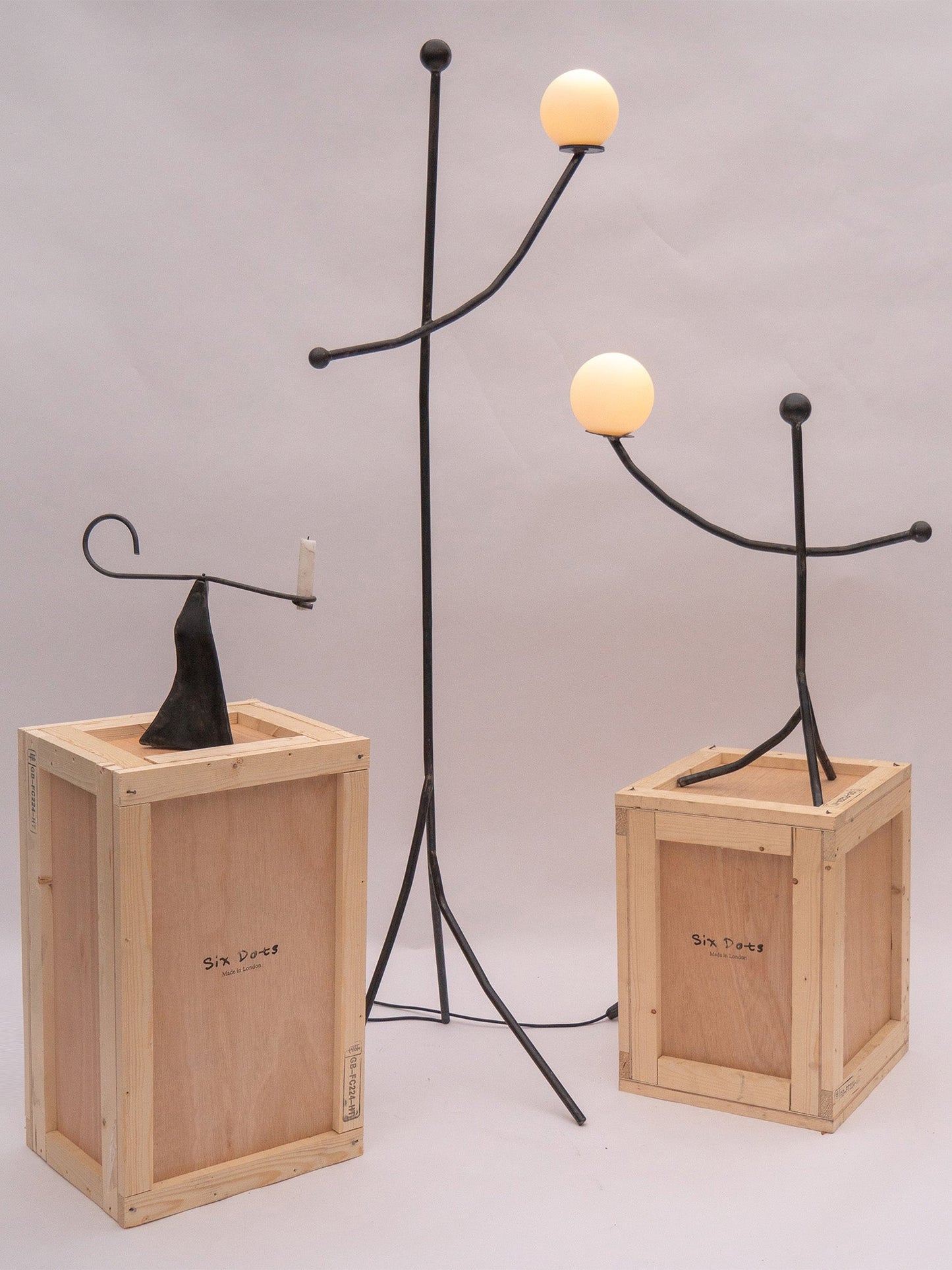 Balancing Act Candle Holder by Six Dots Designs Candle Holders