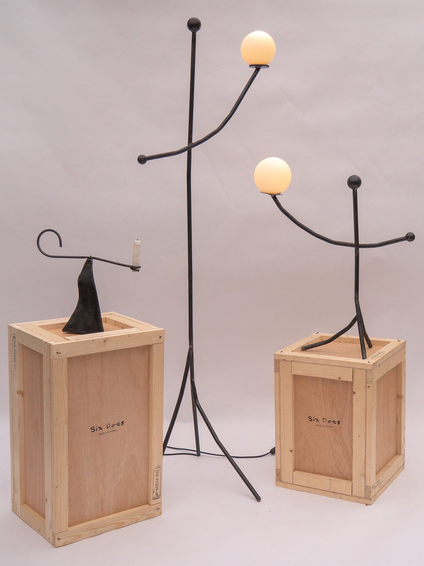 Balancing Act Candle Holder by Six Dots Designs Candle Holders