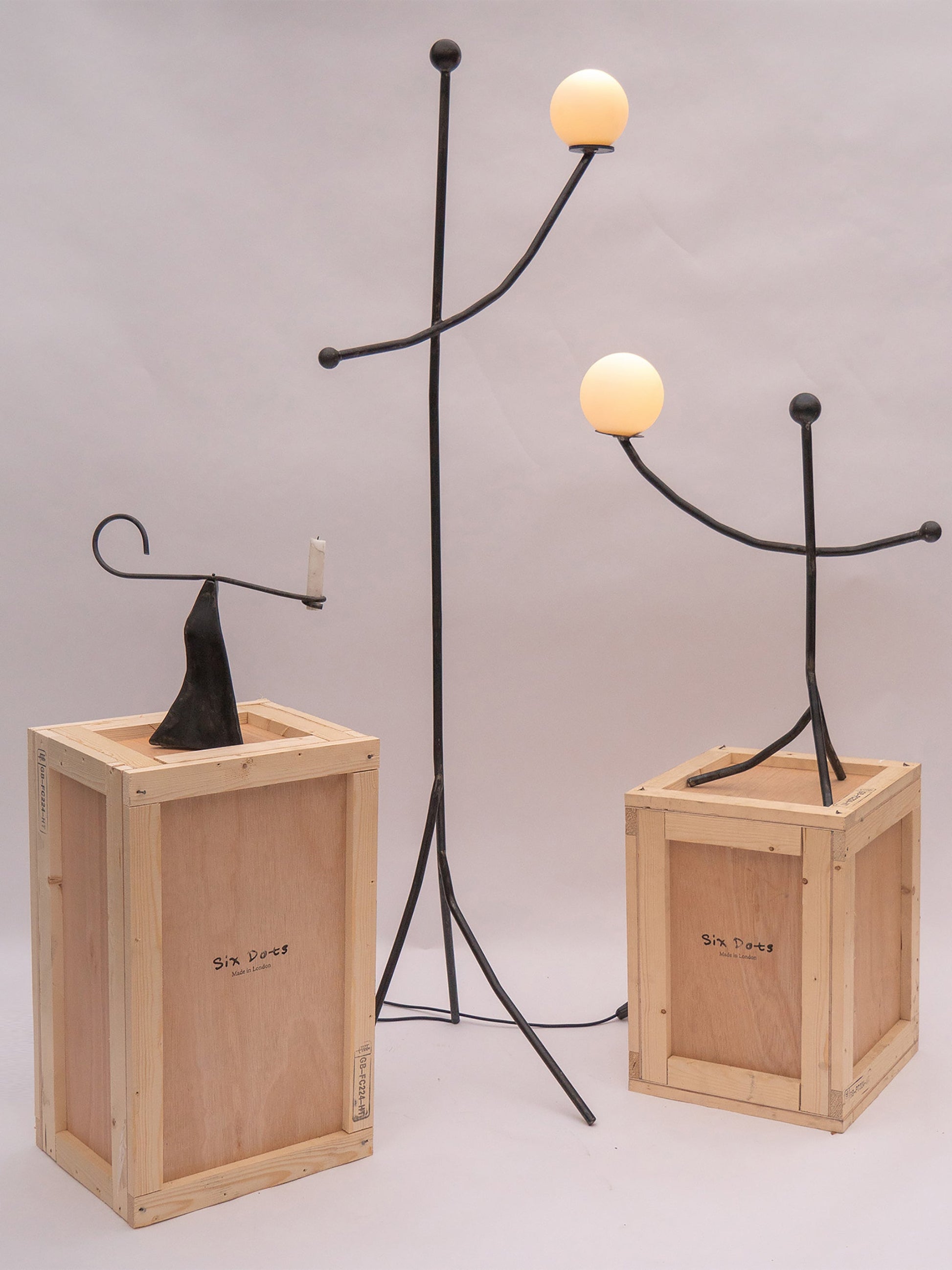Balancing Act Floor Lamp by Six Dots Designs Floor Lamps