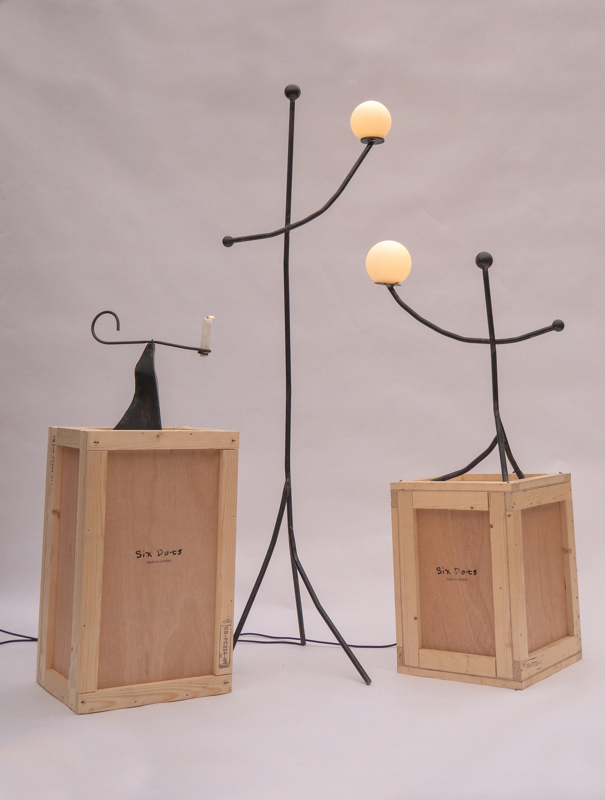Balancing Act Table Lamp by Six Dots Designs Table Lamps