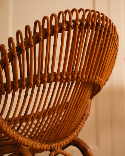 Bamboo Armchairs - Italy 1960s Chairs Details