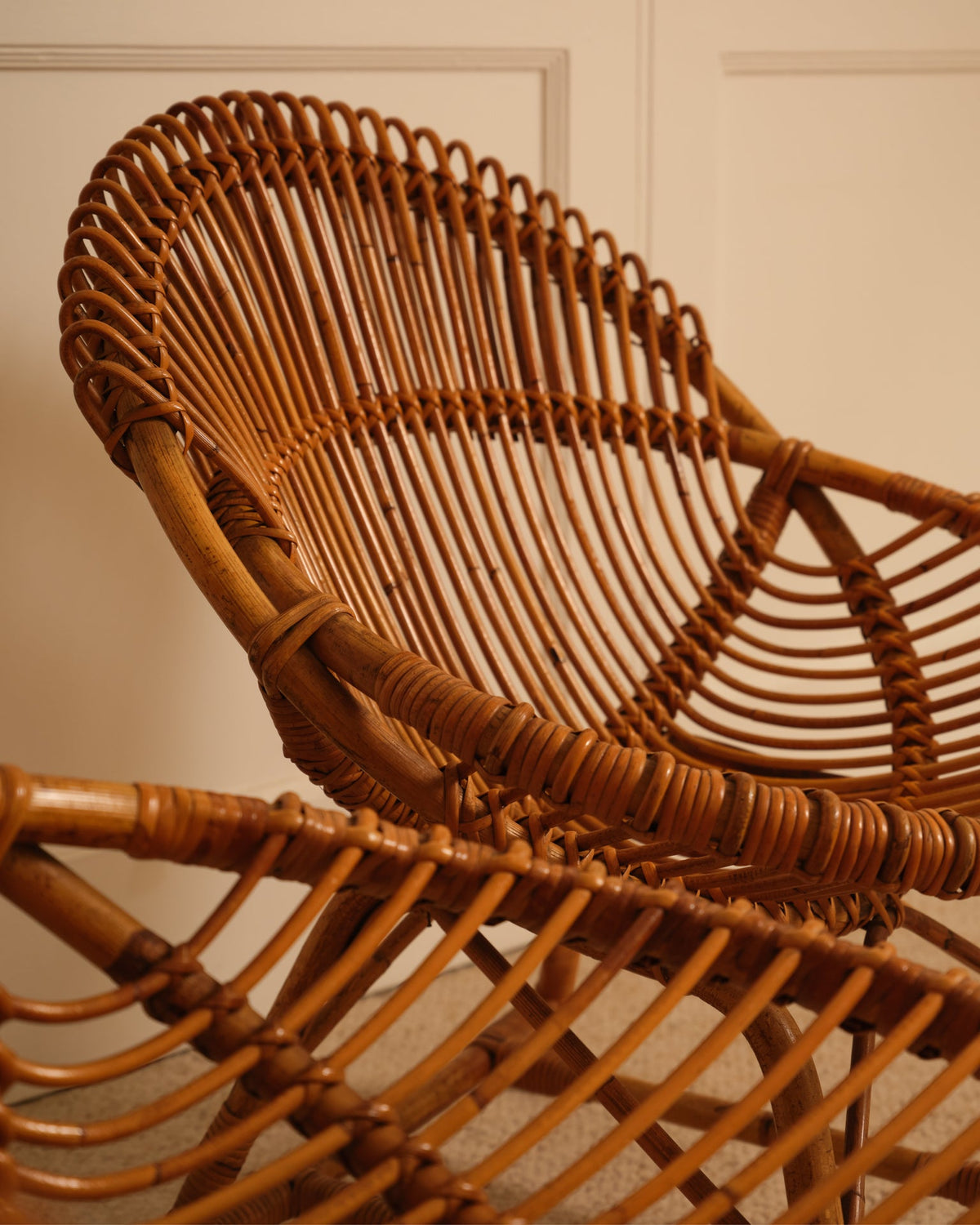 Bamboo Armchairs - Italy 1960s Chairs Details