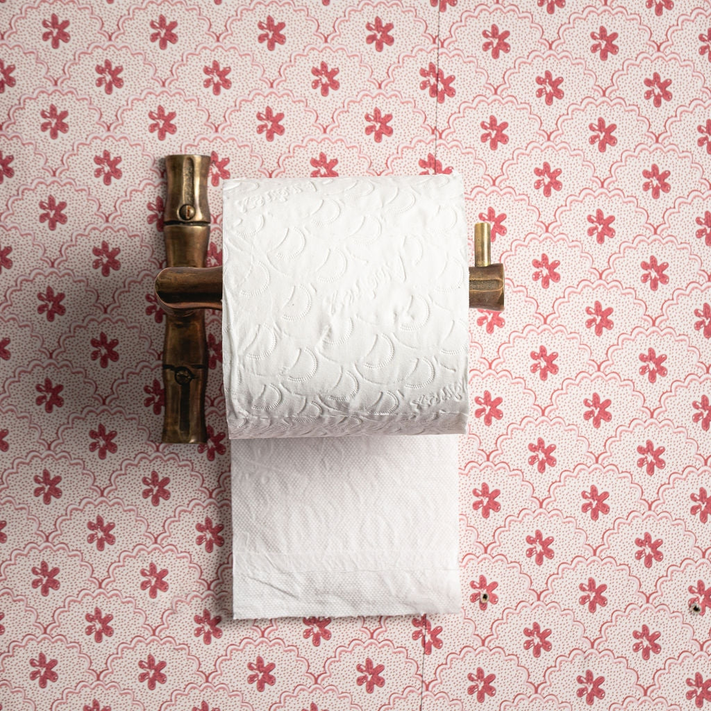 Bamboo Toilet Roll Holder Bath