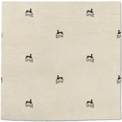 Beastly Blooms Grasscloth Wallpaper