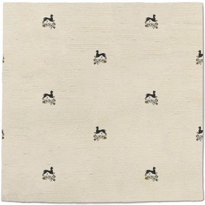 Beastly Blooms Grasscloth Wallpaper