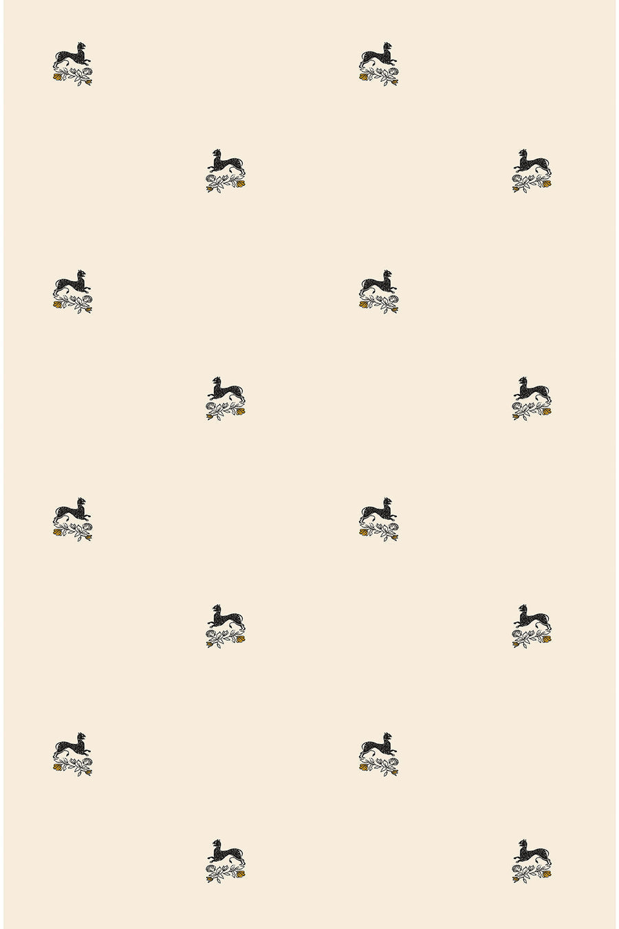 Beastly Blooms Grasscloth Wallpaper