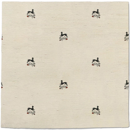 Beastly Blooms Grasscloth Wallpaper