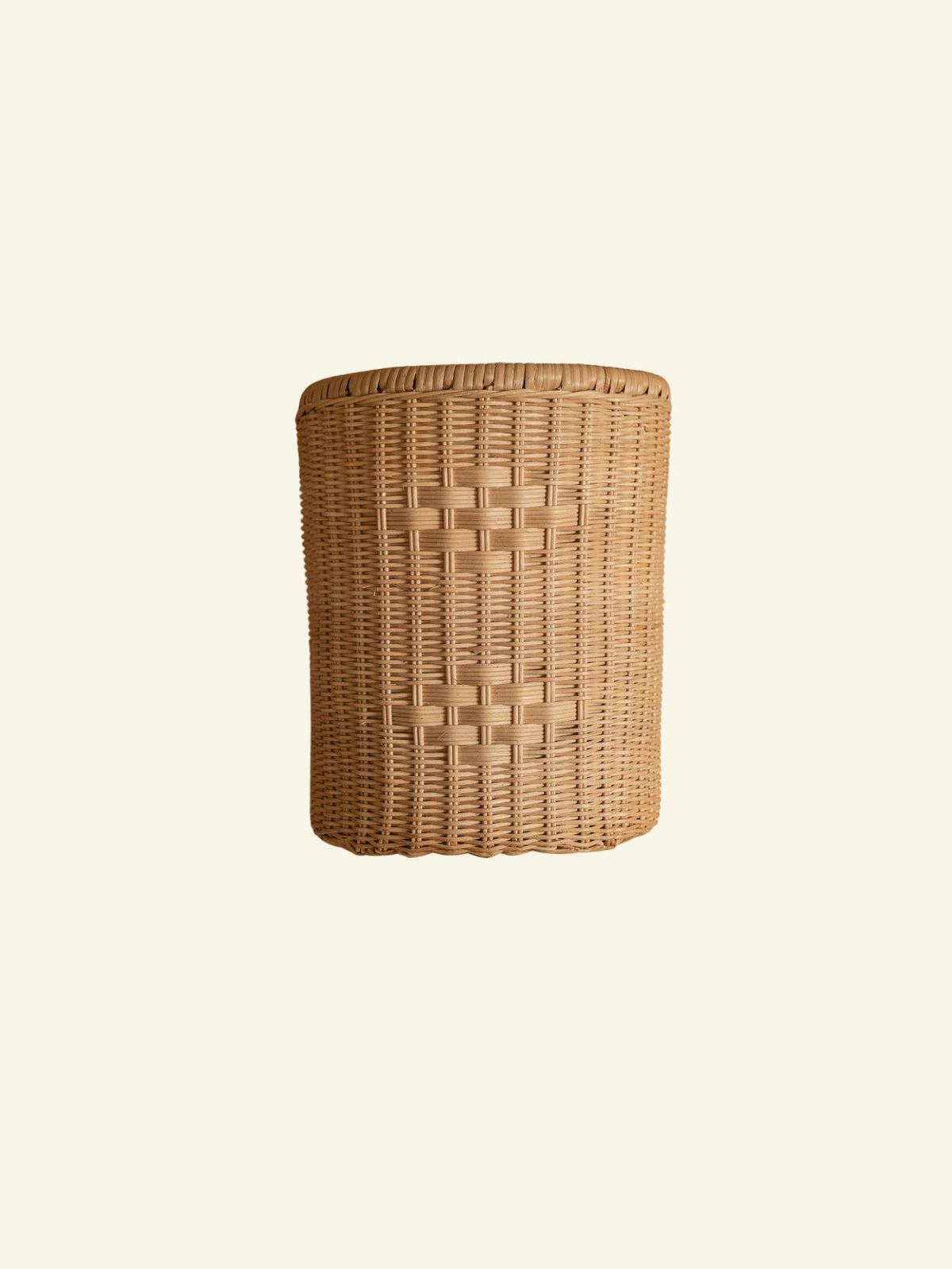 Beatrice Wall Light Shade, Natural, front view on a plain ground