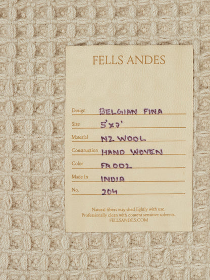 Belgina Fina Rug by Fells Andes Rugs