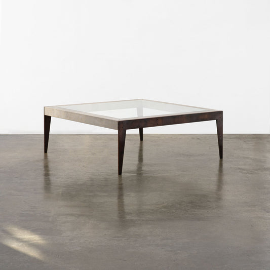 Bespoke Shagreen and Brass Coffee Table Coffee Tables