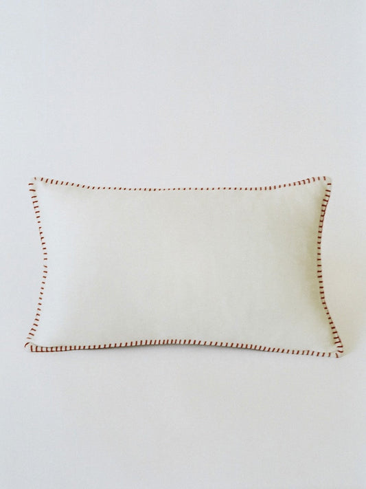 Billie Cashmere Lumbar Pillow - Cerise Pillows