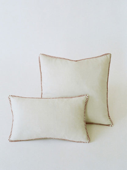 Billie Cashmere Lumbar Pillow - Cerise Pillows