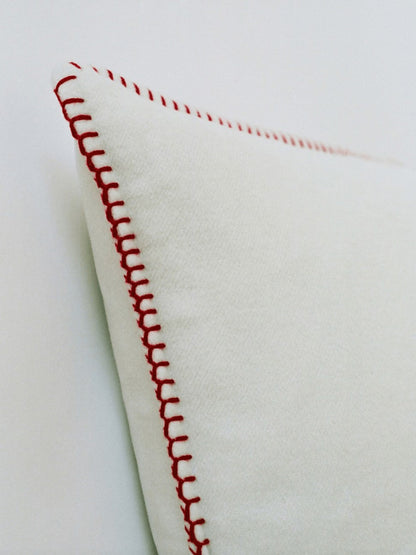 Billie Cashmere Pillow - Cerise Pillows