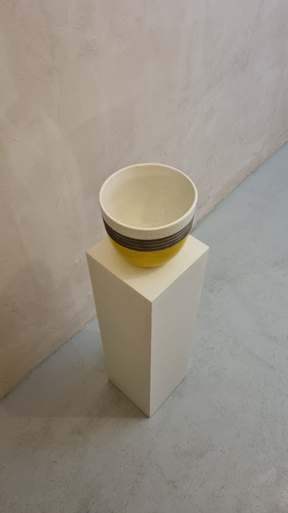 Bitossi Ceramic Low Vase Produced by Ceramiche Bitossi Montelupo, 70s Vases