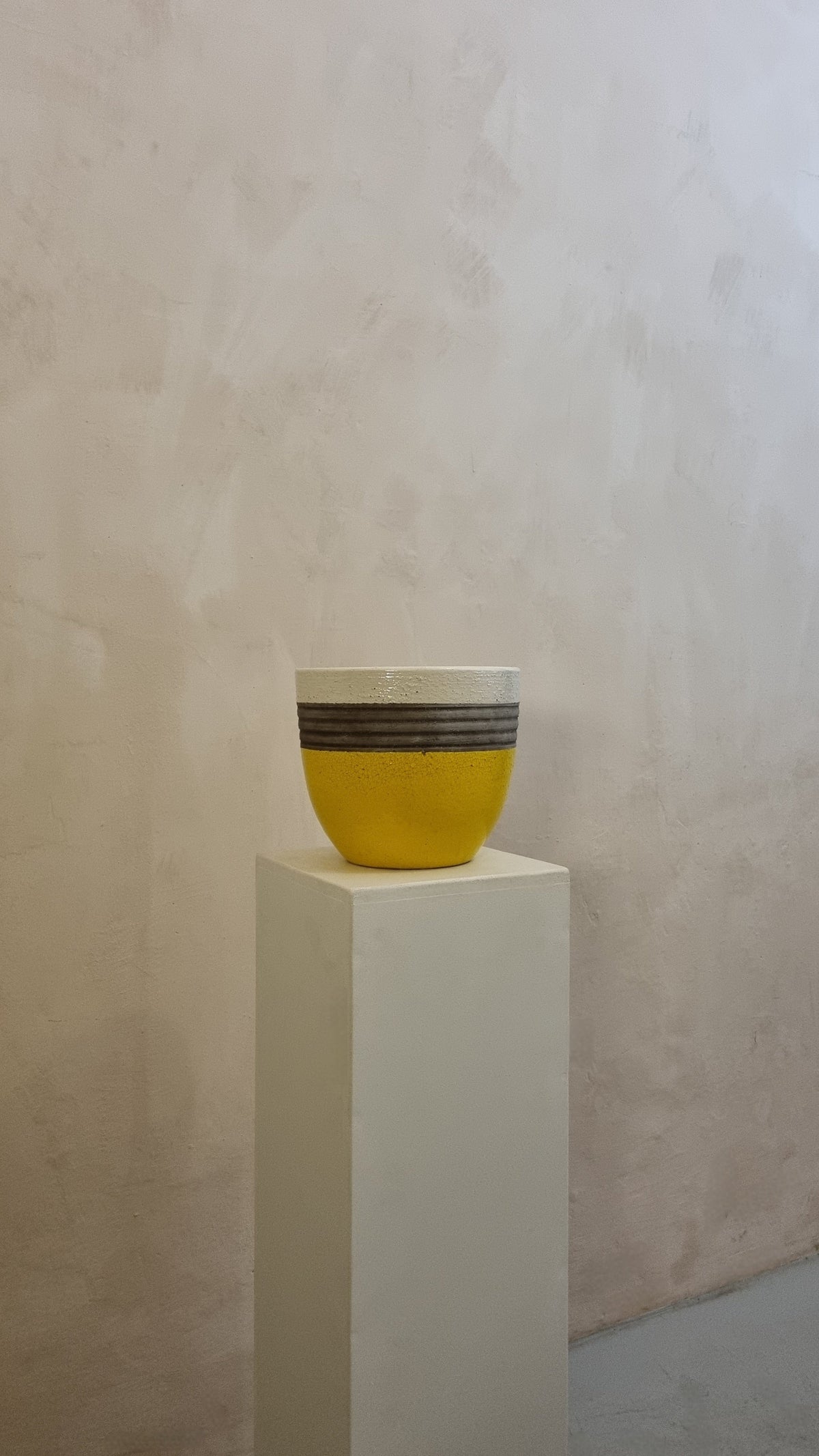 Bitossi Ceramic Low Vase Produced by Ceramiche Bitossi Montelupo, 70s Vases