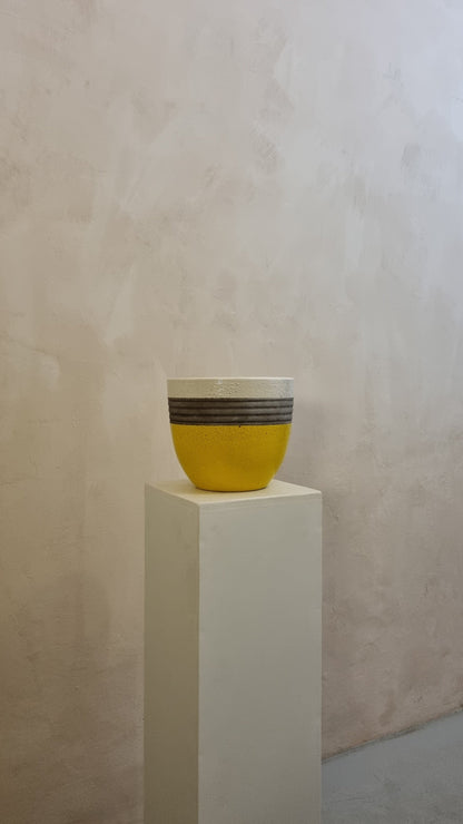 Bitossi Ceramic Low Vase Produced by Ceramiche Bitossi Montelupo, 70s Vases