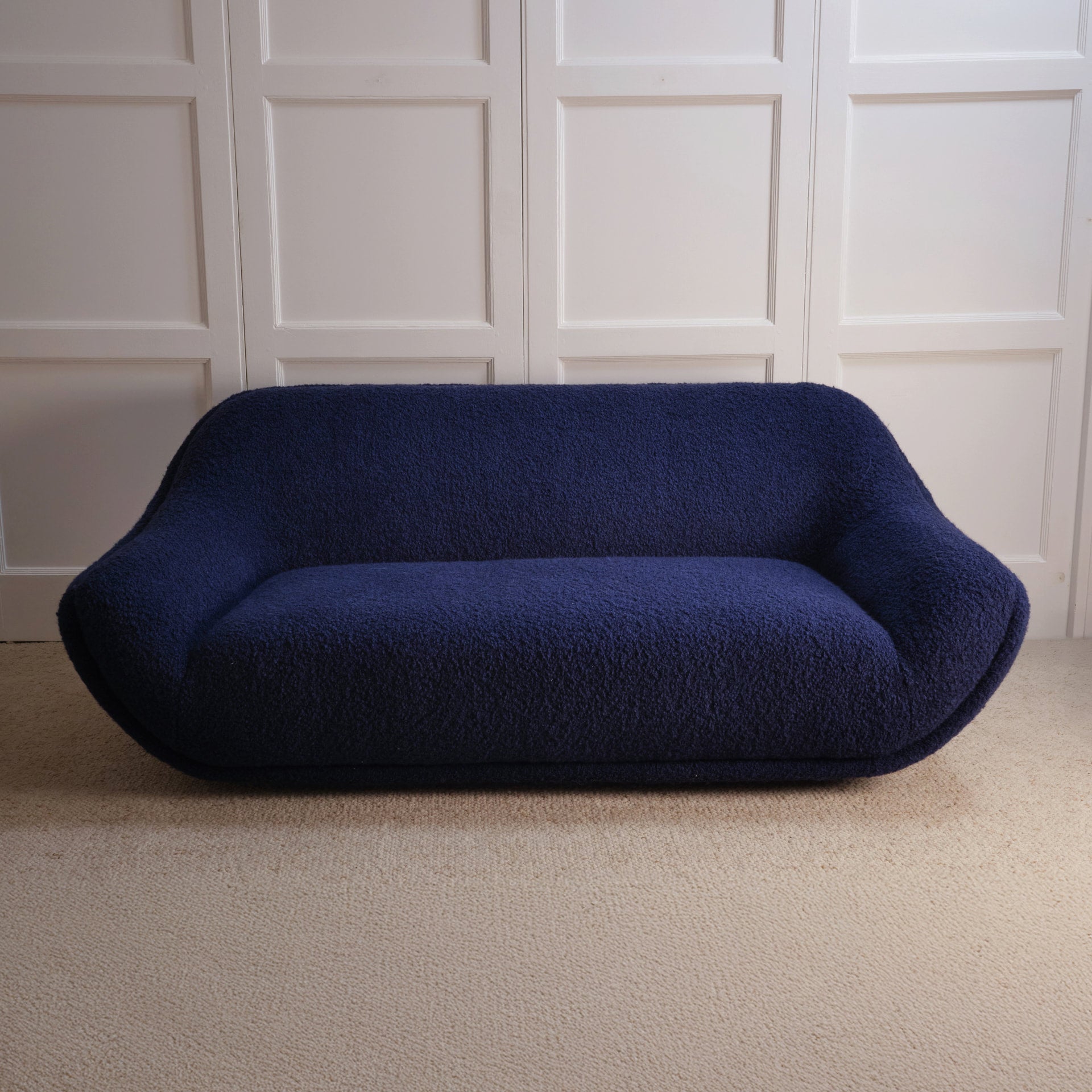 Blue Sofa - Italy, 1970s Sofas