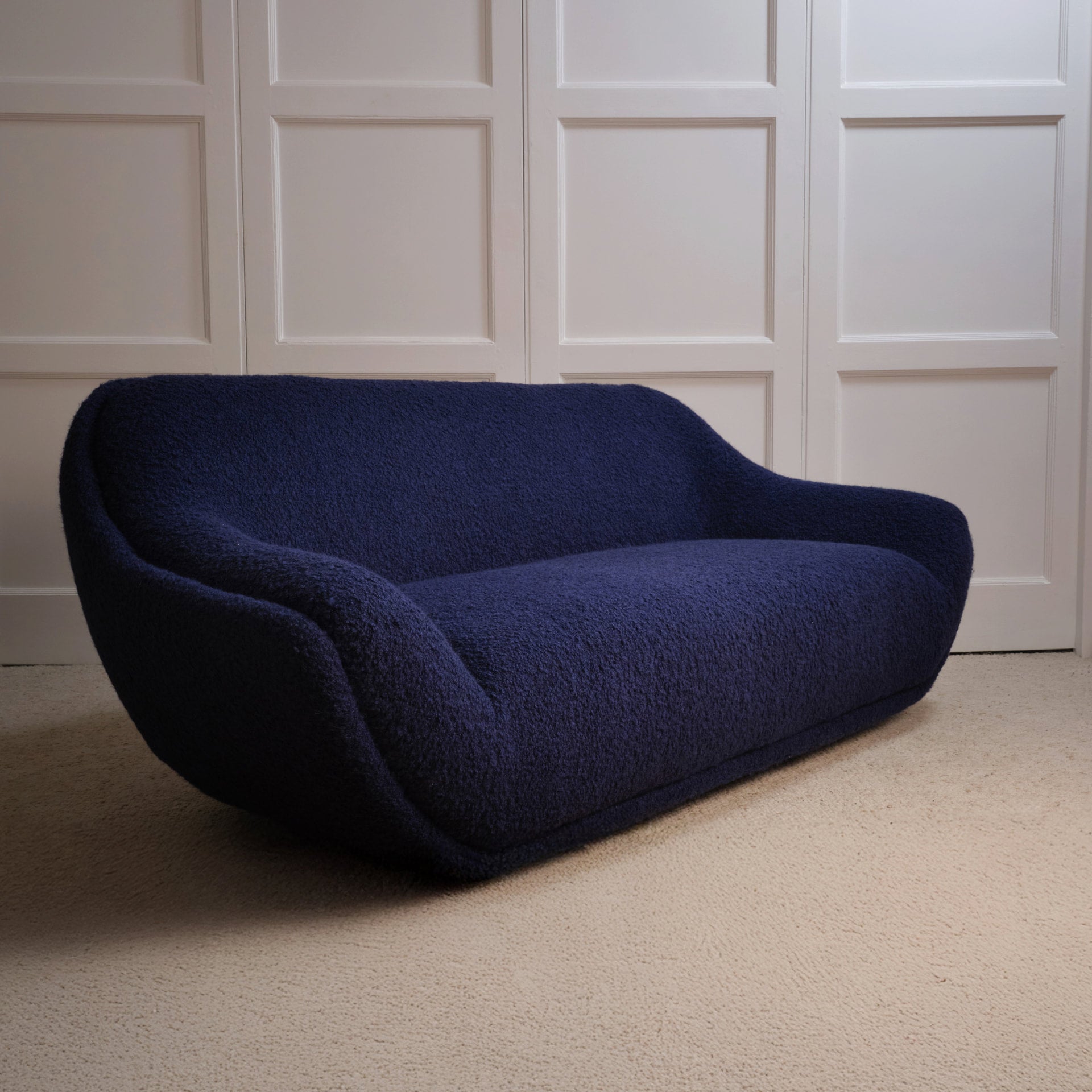 Blue Sofa - Italy, 1970s Sofas